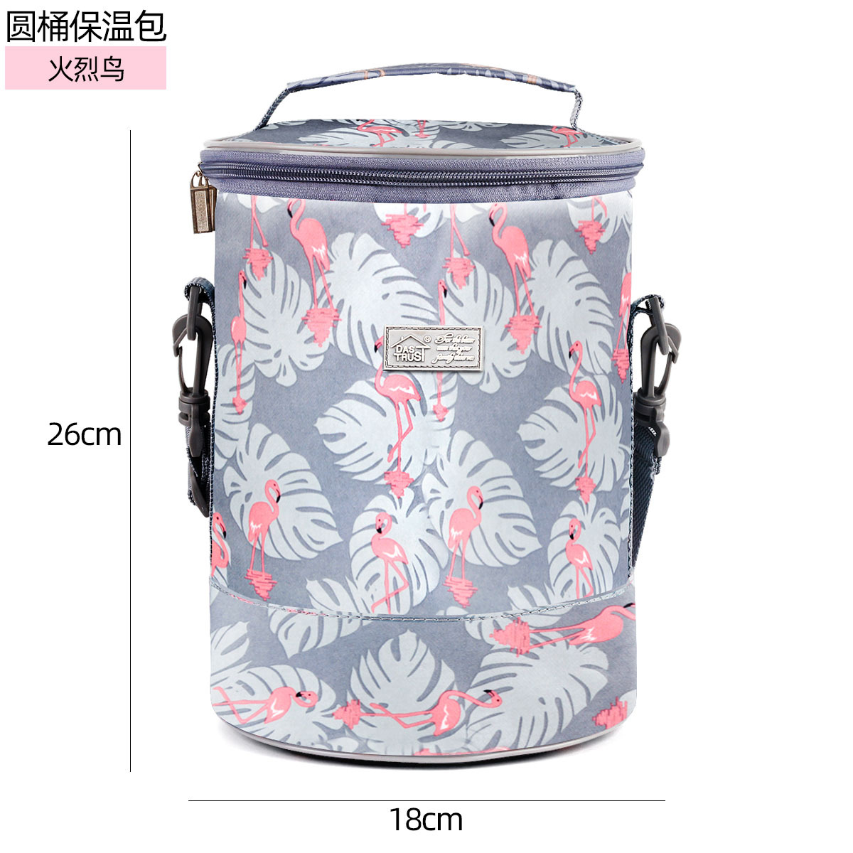 lunch box bag insulated tote round aluminum foil thickening office worker cloth bag packed lunch student lunch bag hand carrying Application Scenario