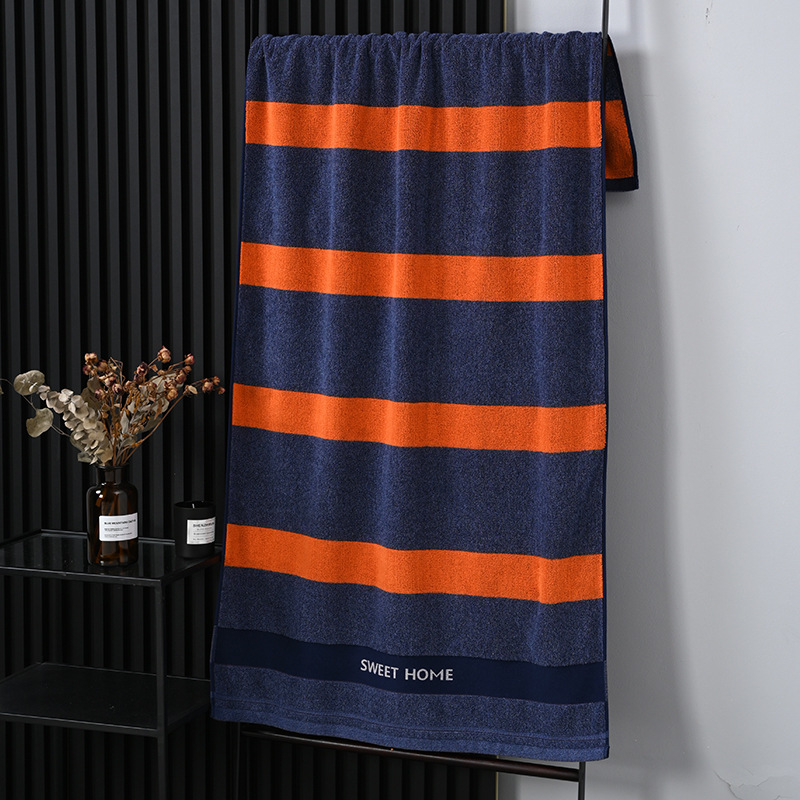 bath towel cotton class a household plus-sized thickening towel absorbent beach towel cartoon pure cotton children's maternal and child grade Application Scenario