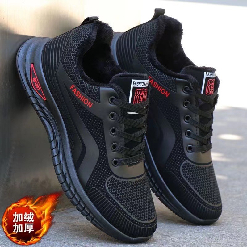 soft bottom and wear resistance men's shoes 2025 fall winter men leather surface casual shoes stain resistant waterproof shoes comfortable lightweight sneakers men Item Picture