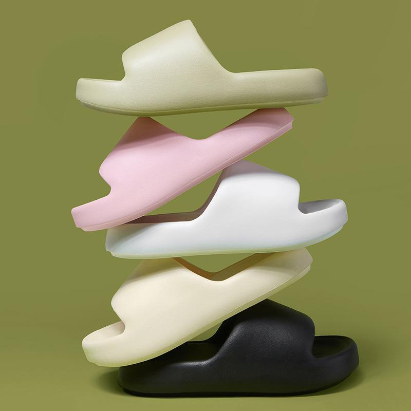 2025 deodorant indoor 3.0 thick bottom shit feeling eva slippers female summer cute non-slip outdoor slippers factory wholesale Specification drawing