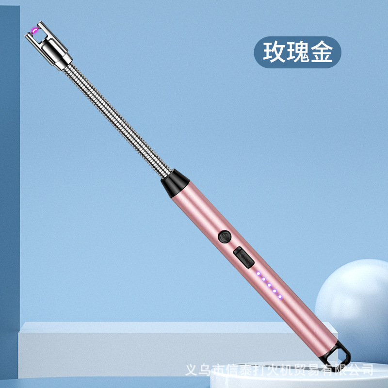 gas stove pulse igniter electronic gun gas stove lighter long handle charging arc point moxibustion special Item Picture