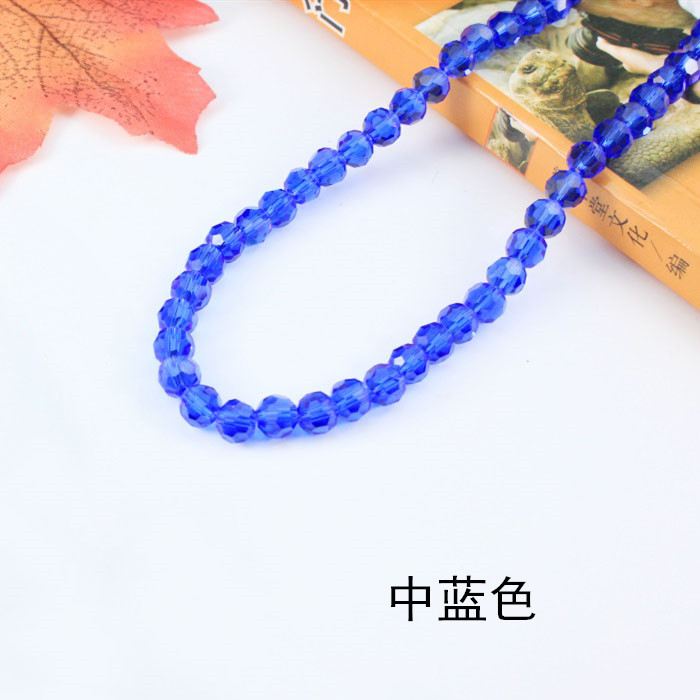 wholesale 32 faceted round globe beads artificial glass crystal bead scattered beads diy jewelry accessories materials Specification drawing