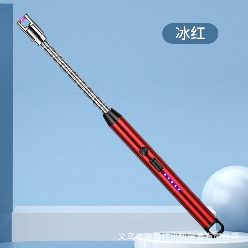 gas stove pulse igniter electronic gun gas stove lighter long handle charging arc point moxibustion special details Picture