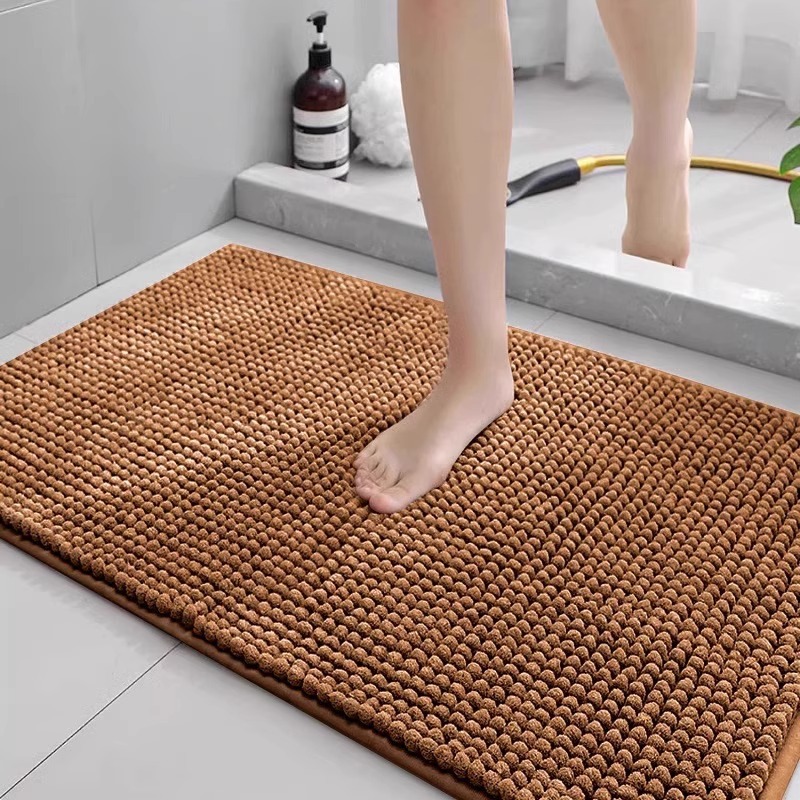 toilet floor mat bathroom door absorbent carpet domestic toilet non-slip floor mat hotel floor towel bathroom mat Item Picture