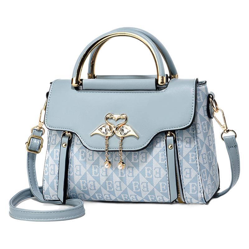 new french style women's bag bag fashion handbag light luxury printed shoulder messenger bag three-dimensional classic style bags Item Picture