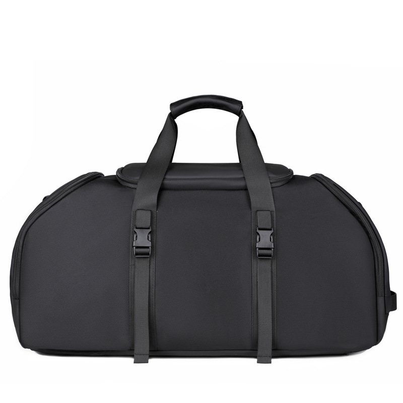 travel bag large-capacity backpack independent shoe warehouse printed logo dry wet separation sports bag outdoor fitness backpack Specification drawing