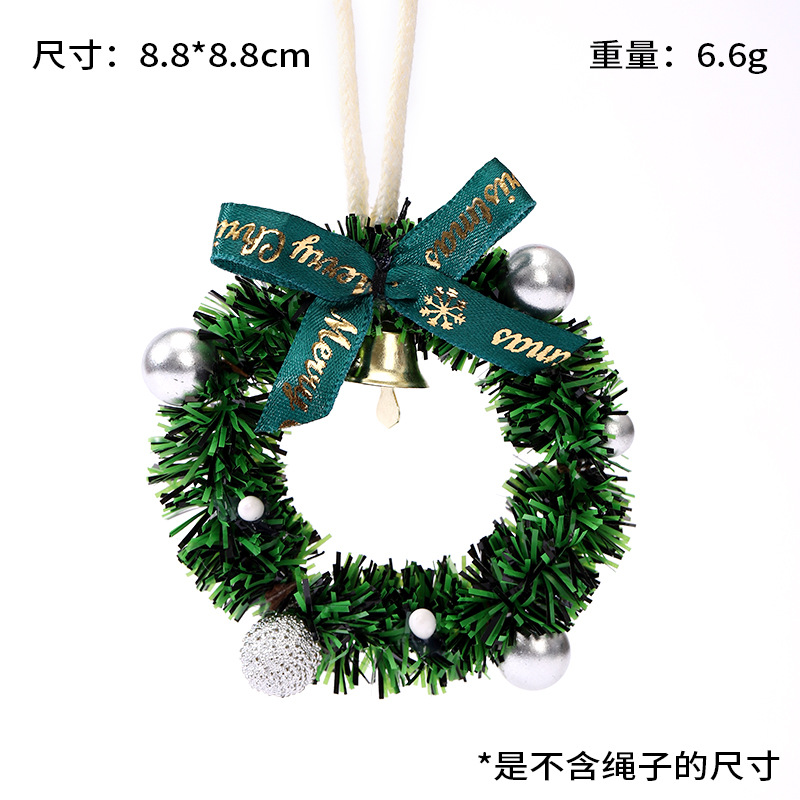 christmas decorations christmas mini garland door hanging home display window christmas tree ornamental flower loop chinese hawthorn decoration Item Picture