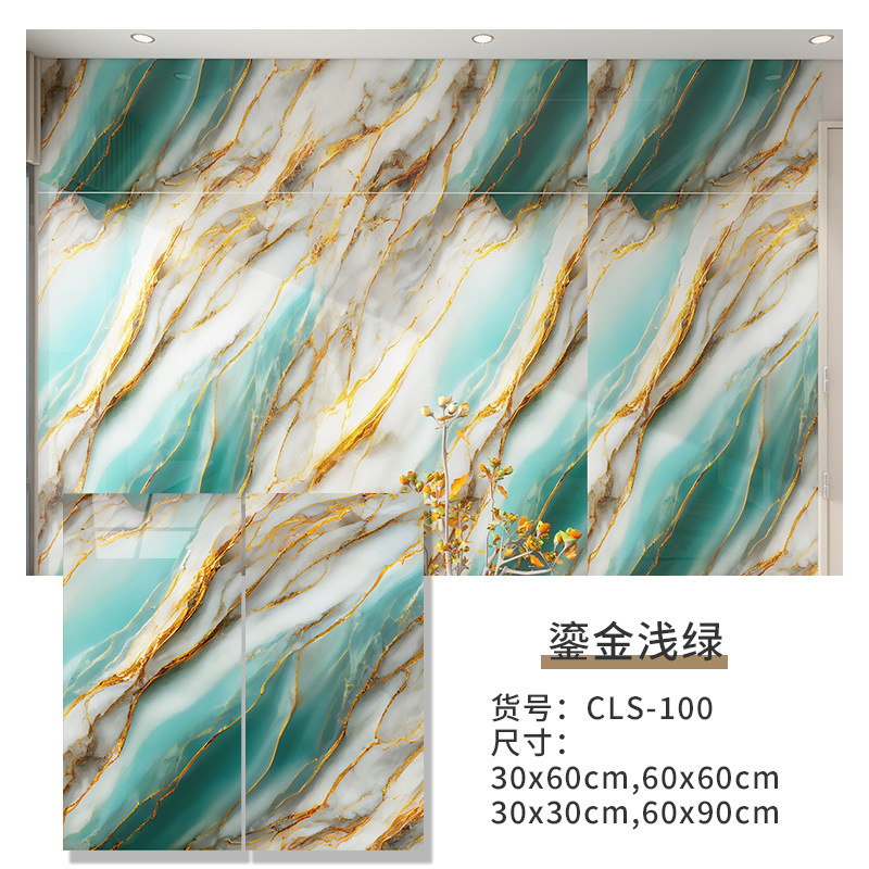 wallpaper self-adhesive rental house bedroom decoration wallpaper household imitation tile wall stickers formaldehyde-free thickened wall stickers full figure
