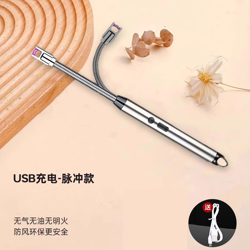 aromatherapy candle igniter charging lighter electronic long handle point incense moxibustion cannon fireworks firecrackers igniter full figure