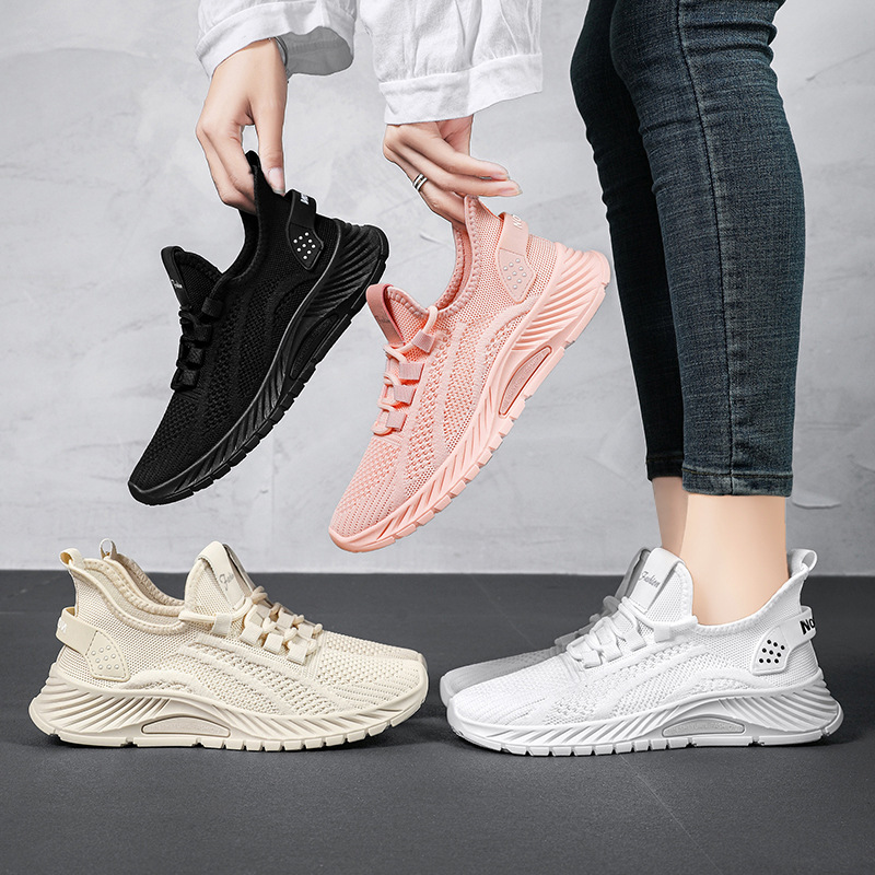 women's shoes spring new fashion shoes casual sneakers women breathable trendy pumps flying woven lightweight women's shoes Application Scenario