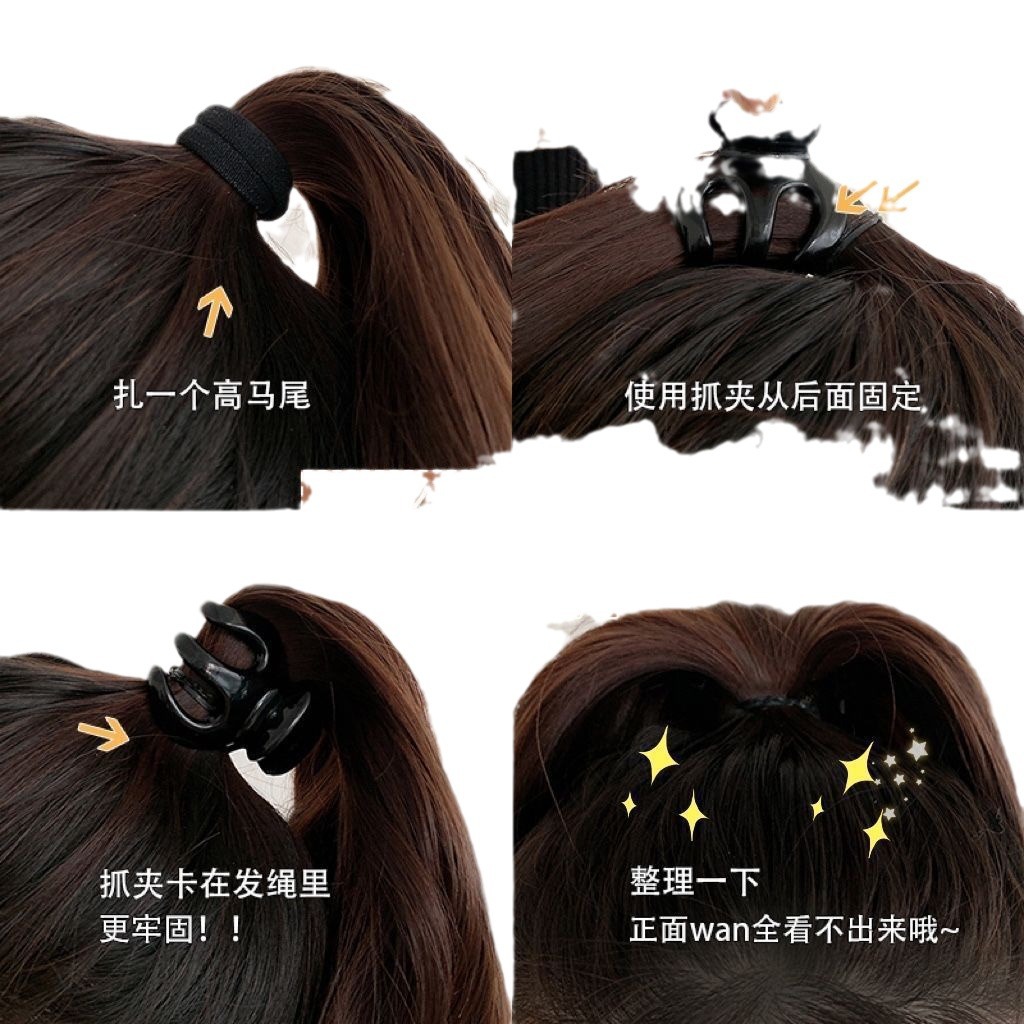 pumpkin small jaw clip 2023 new large ball headdress barrettes high ponytail fixed practical princess hairstyle small claw clip Item Picture