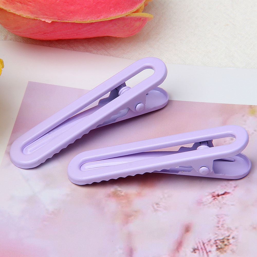 5cm small size u-clips bright surface electroplating candy color hairpin diy seamless barrettes bang clip hairpin for girls bb clip Application Scenario