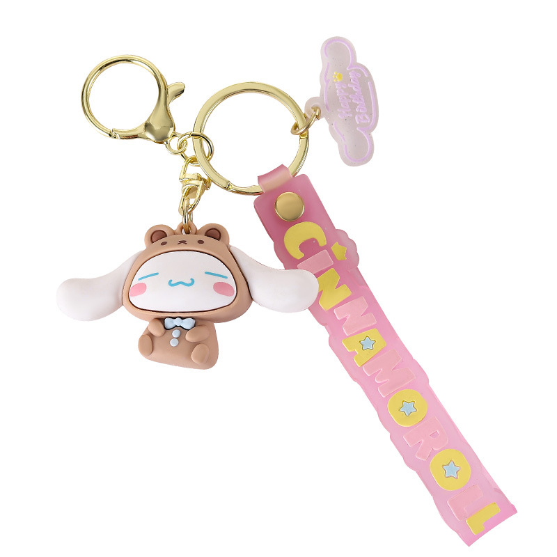 creative sanrio big ear dog keychain pendant small jewelry clow m key ring pendants small commodity small gift Item Picture