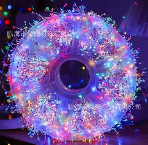 cross-border firecracker christmas tree decorative lamp led centipede lighting chain christmas garland decoration luminous ambience light full figure