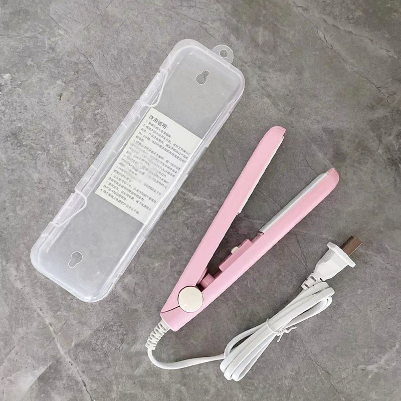 mini hair styling iron female hair straightener hair curler dual-use small bang clip hair curler student portable full figure