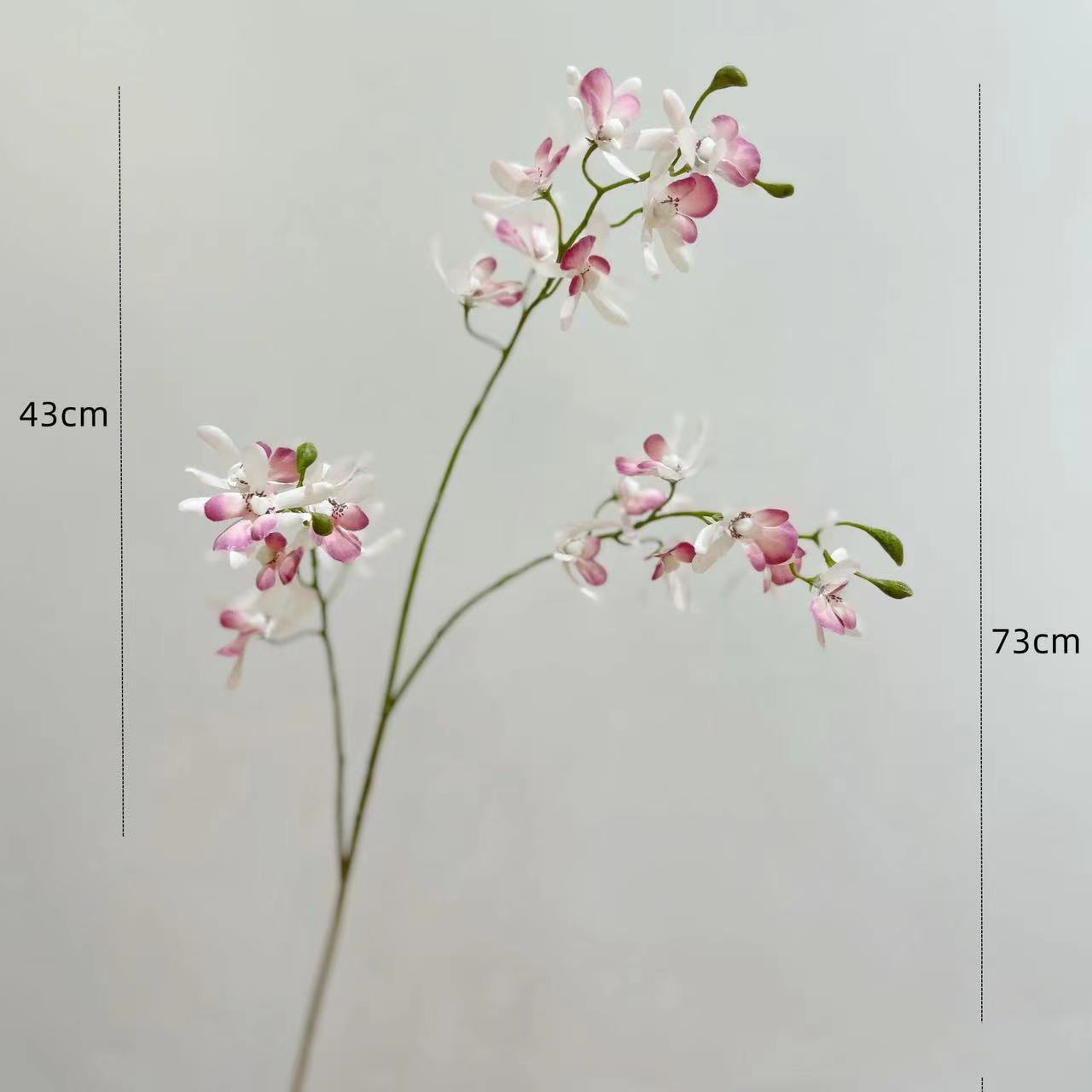vanda mini phalaenopsis artificial flower wholesale home decoration with yang artificial flower full figure