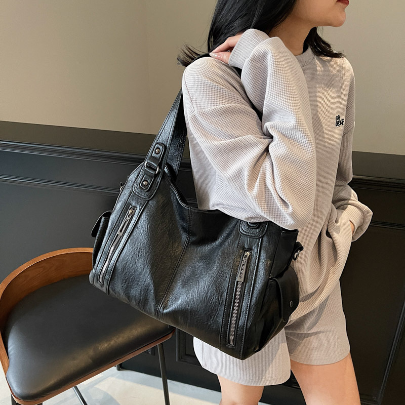 cross-border hot tote bag large capacity women's high-grade sentong qin one shoulder bag crossbody women's all-match underarm handbag details Picture