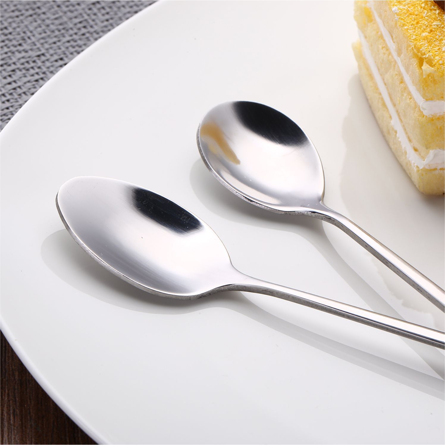 gourd handle ice spoon lengthened stainless steel tableware stirring spoon coffee spoon creative long handle ice-cream spoon household spoon details Picture