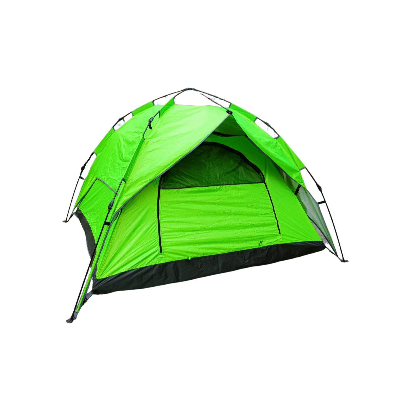 outdoor dual use tent 3-4 people camping camping leisure tourism sun protection windproof double layer automatic quick unfolding full figure