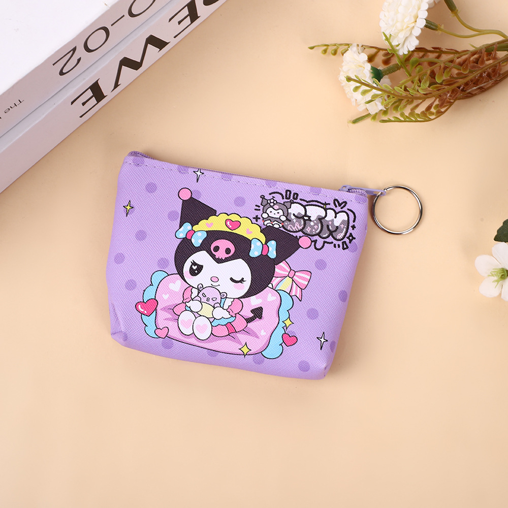 cross-border e-commerce source manufacturers small wallet pendant korean ins style creative children cartoon cute coin purse details Picture
