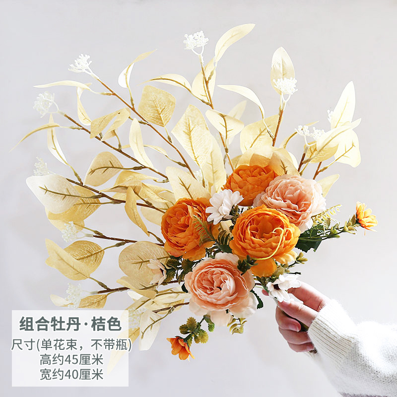 fake/artificial flower living room decoration affordable luxury style home decoration mediterranean floriculture and floral arrangement floral wholesale Item Picture