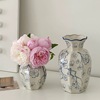 mid-ancient blue and white porcelain vintage ceramic vase flower arrangement decoration high sense niche decorative household vases ceramic flowerpot Item Picture