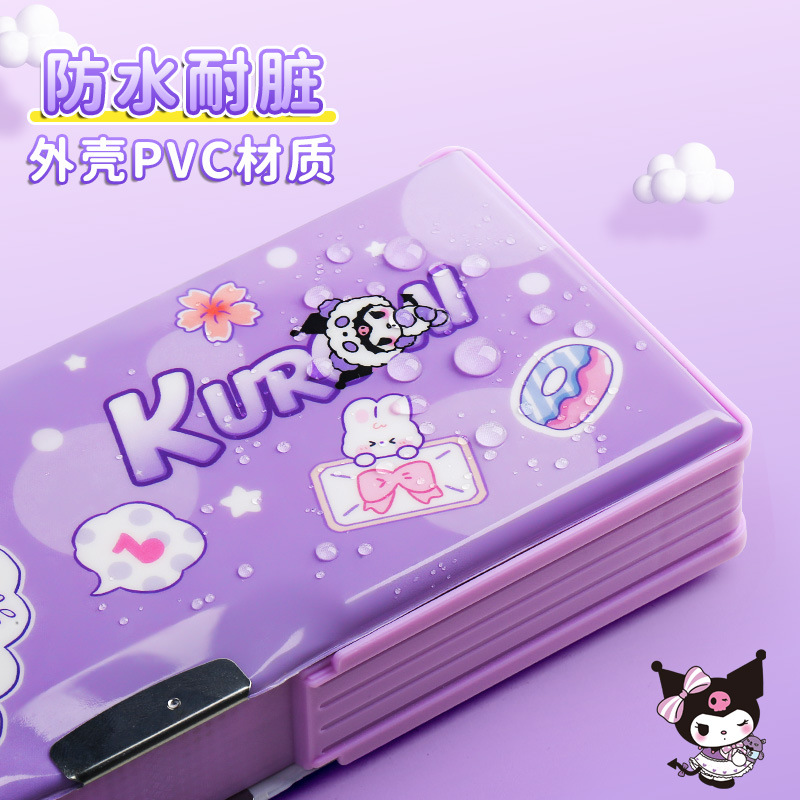 cartoon pencil case simple clow m children's double-sided pencil box primary school stationery box pencil eraser storage box Application Scenario