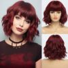cross-border bob wig women's short hair small curls amazon short curly hair corn curler fluffy temu foreign trade full-head wig full figure
