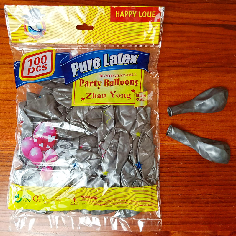 xiongxian balloon wholesale rubber balloons thickened 10-inch 1.5g pearl balloon assortment pack wedding room wedding ceremony layout full figure