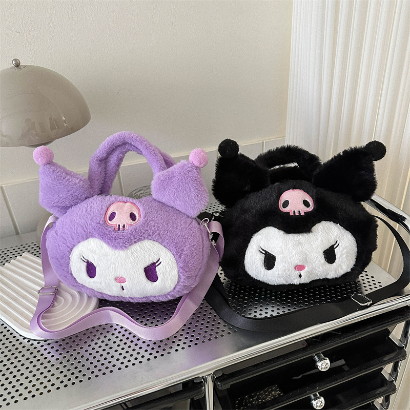 bag japanese style melody soft girl one-shoulder clow m cute plush cute girl heart messenger bag handbag batch cartoon Application Scenario