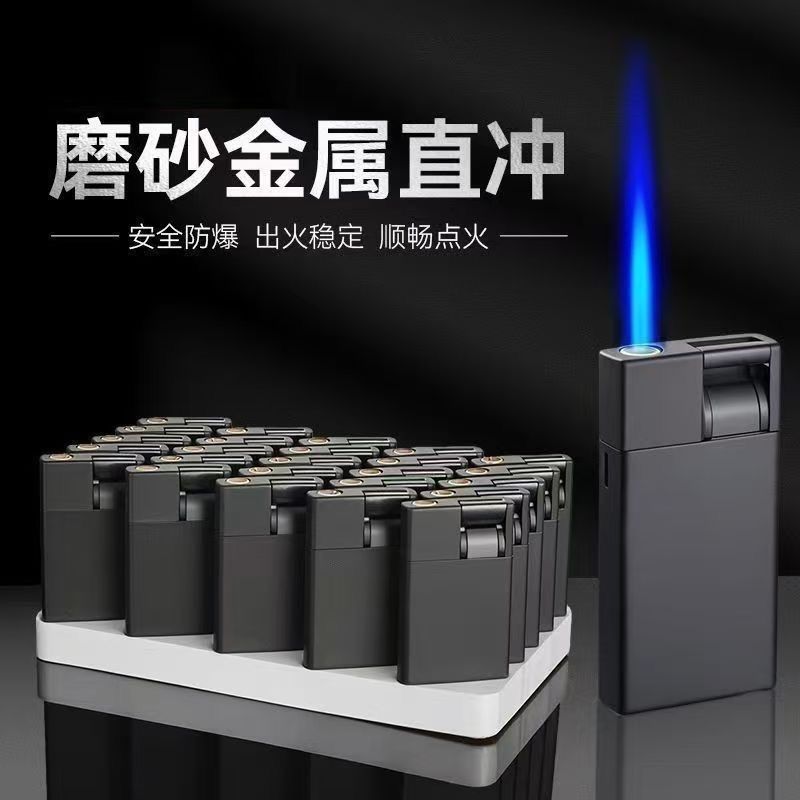 factory wholesale metal windproof lighter custom custom advertising logo printing durable torch lighter lettering details Picture