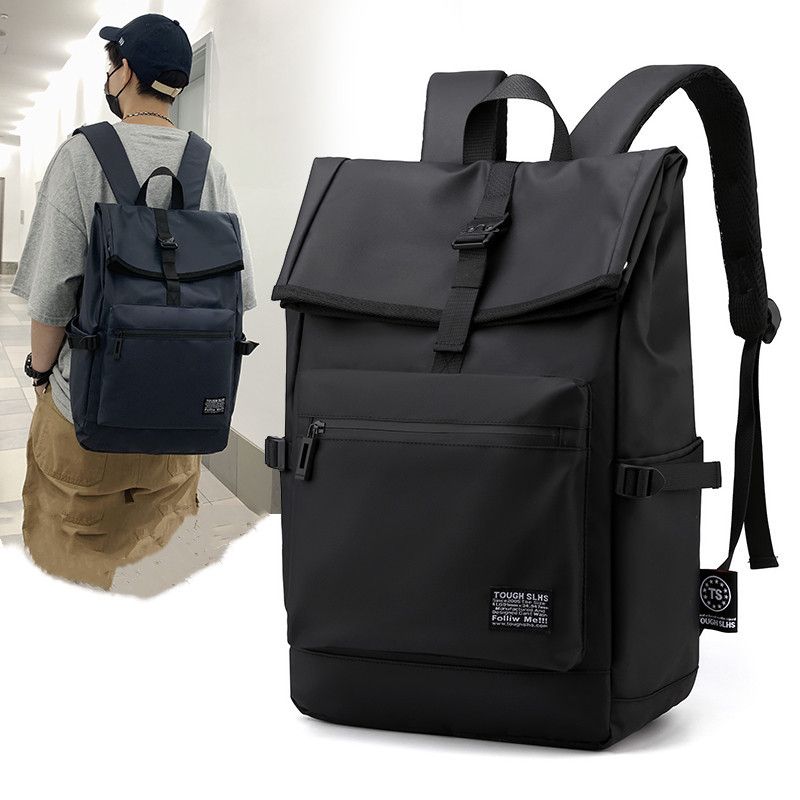New minimalist backpacks, men's casual travel bags, computer backpacks, lightweight college student schoolbags, one-piece consignment full figure