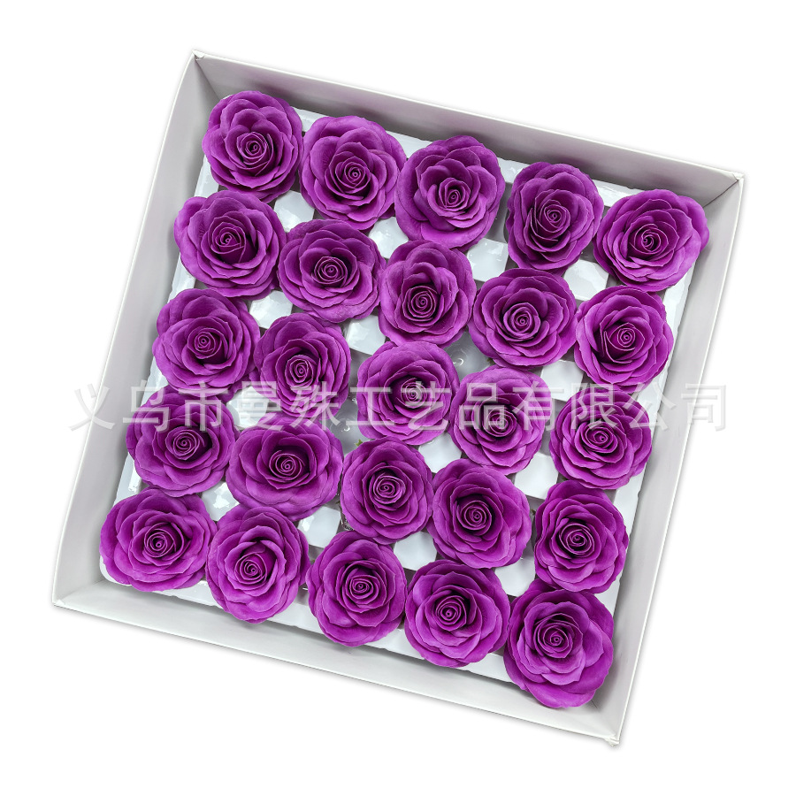 chinese valentine's day waking rose soap flower head preserved fresh flower soap flower gift box bouquet birthday gift gift diy Application Scenario