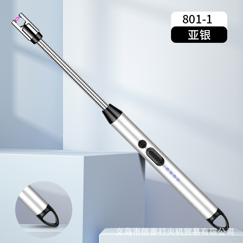new household gas stove charging igniter lighter power display single arc portable pulse lighter full figure