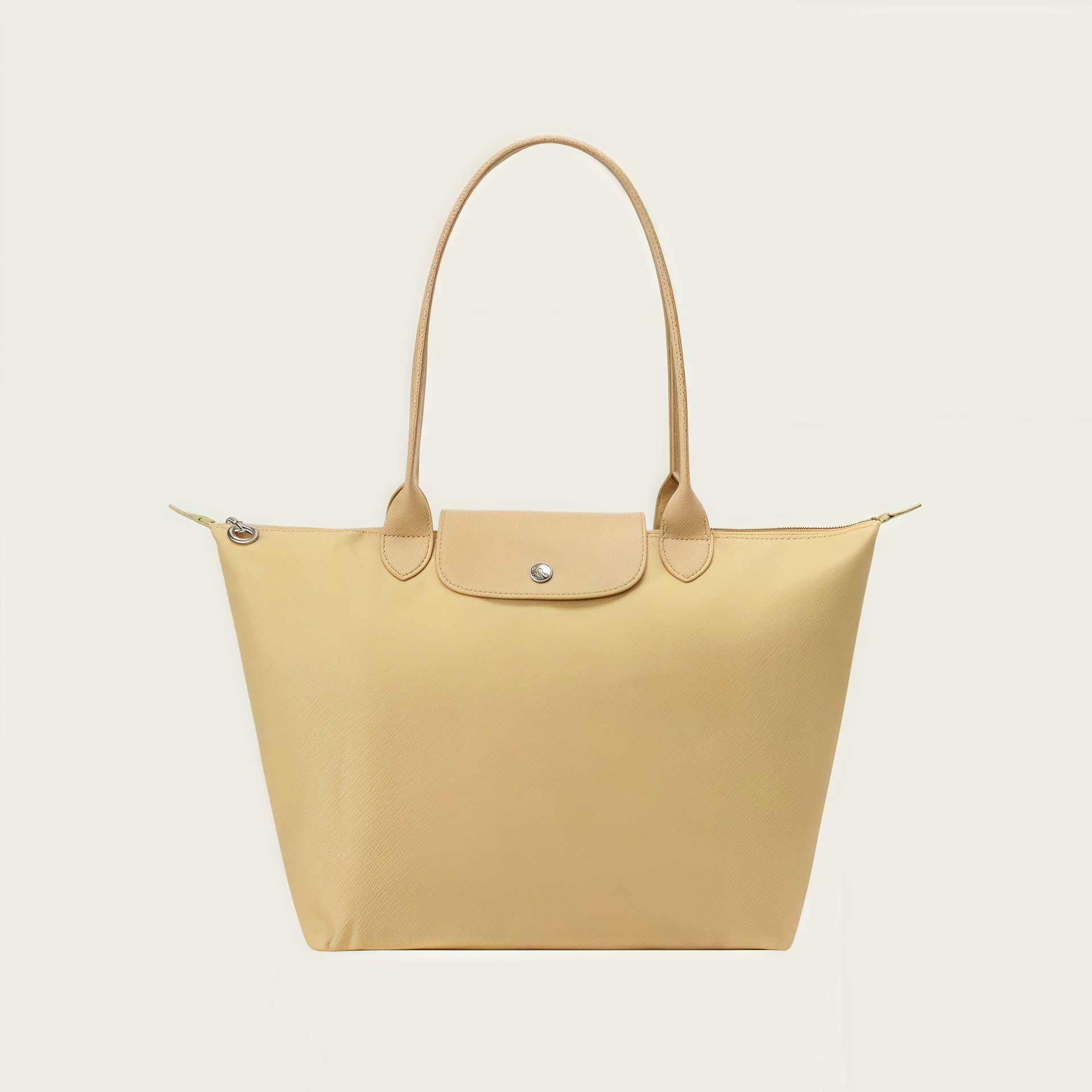 70 th anniversary longqi genuine leather bag high quality dumpling bag handbag new women's bag folding travel longqi nylon bag Item Picture