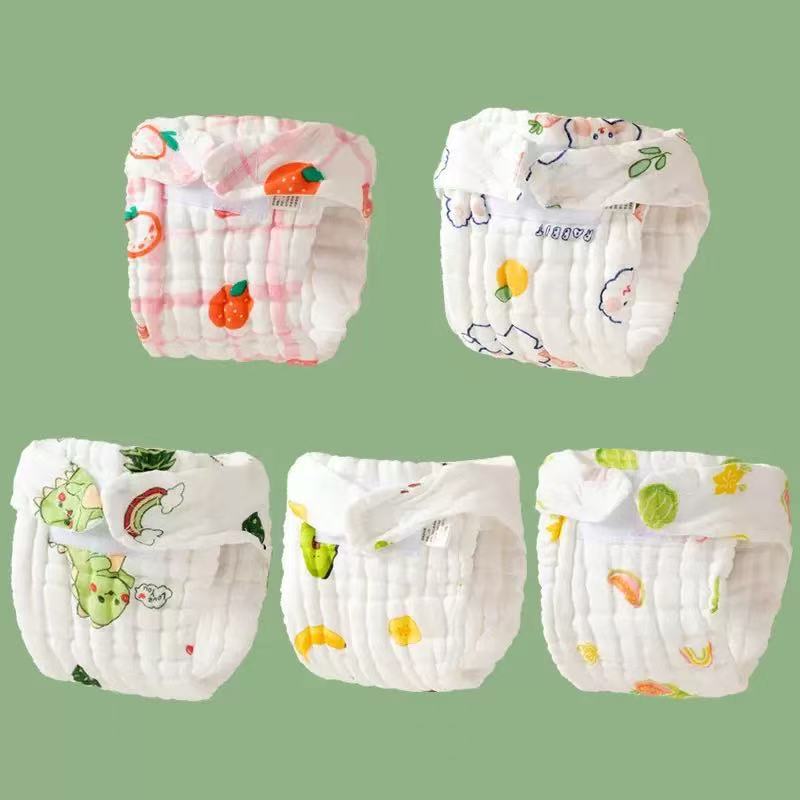 12 layers diaper pants baby summer newborn washable wholesale soft absorbent diapers baby diapers generation hair Item Picture