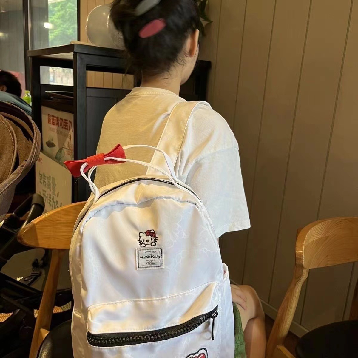 2024 new hellokitty joint name nova trendy brand backpack girls cute and lightweight back student schoolbag Item Picture
