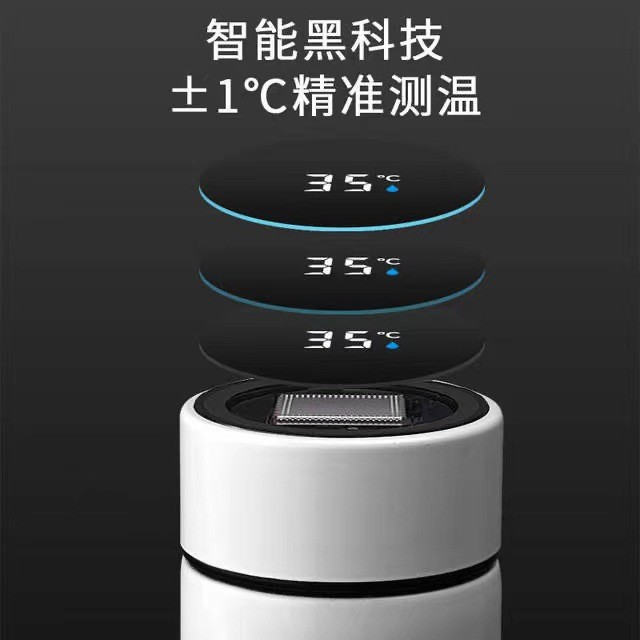 intelligent temperature measuring vacuum cup 304 stainless steel water cup portable home cup gift cup wholesale lettering logo Application Scenario
