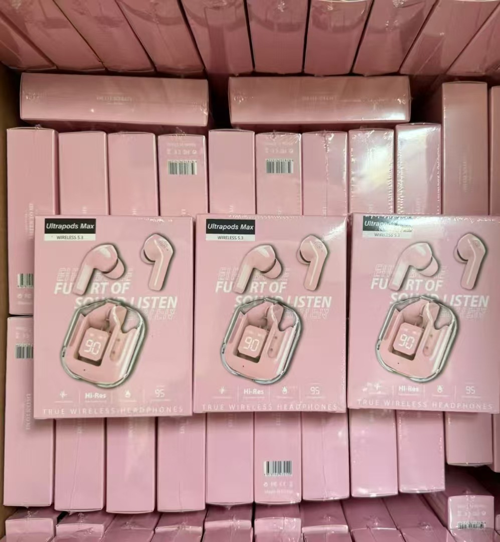 cross-border hot bluetooth headset air31 transparent generation digital display wireless earphone in-ear macaron wholesale Specification drawing