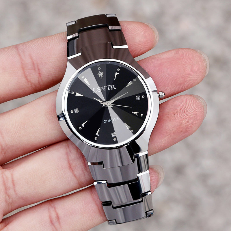 online hot sale tiktok watch women's men's watch tungsten steel color men's quartz calendar watch women's couple student's watch Application Scenario