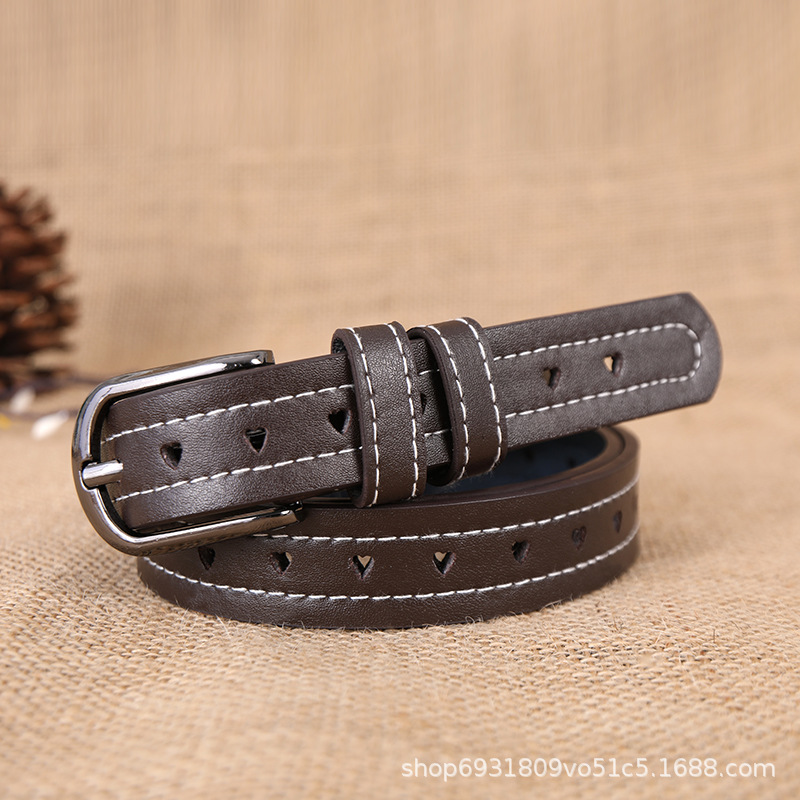 new all-match belt for women without punching full body hollow multi-color fashion simple korean jeans belt wholesale Application Scenario