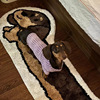 sausage dog carpet design bedroom ins simple plush home creative floor mat bedside pad cartoon bedside same style Item Picture