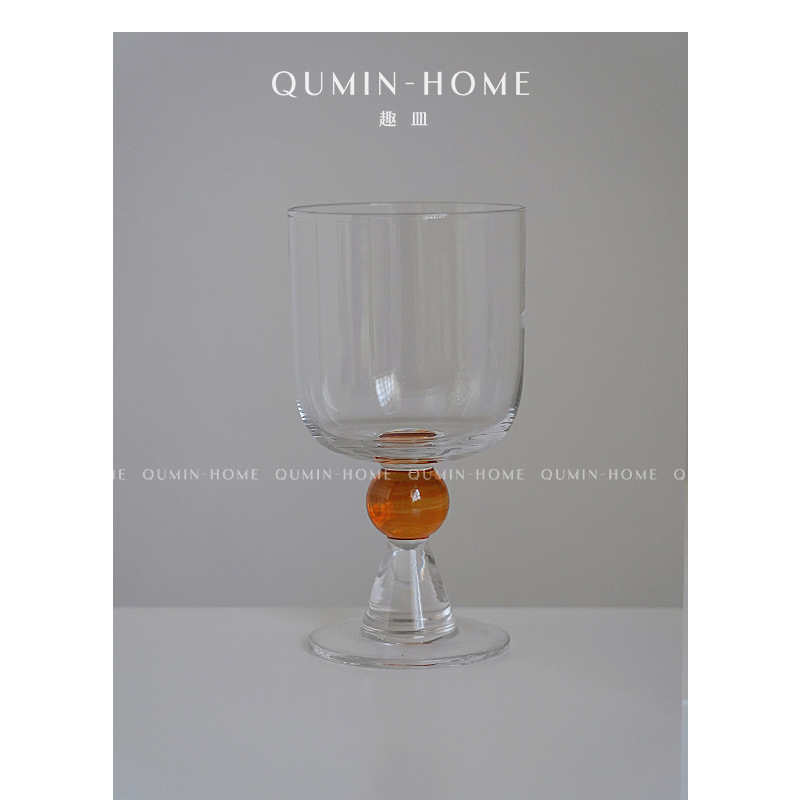 shundish special-interest design middle and ancient high-grade glass vintage ins style champagne glass wine glass fruit wine cold drink cup Specification drawing
