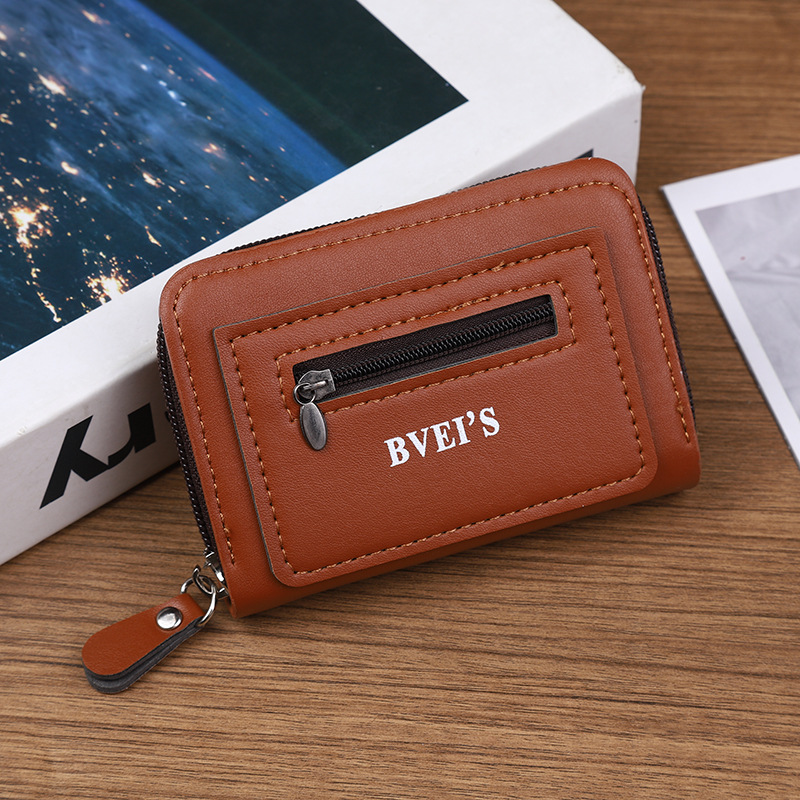 new cross-border expanding card holder multiple card slots large capacity document package coin purse storage bag mini wallet in stock full figure