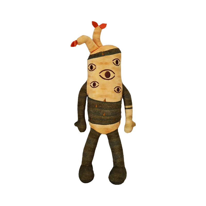 cross-border new products doors outdoors door outdoor adventure game doll horror radish farmer plush toy full figure