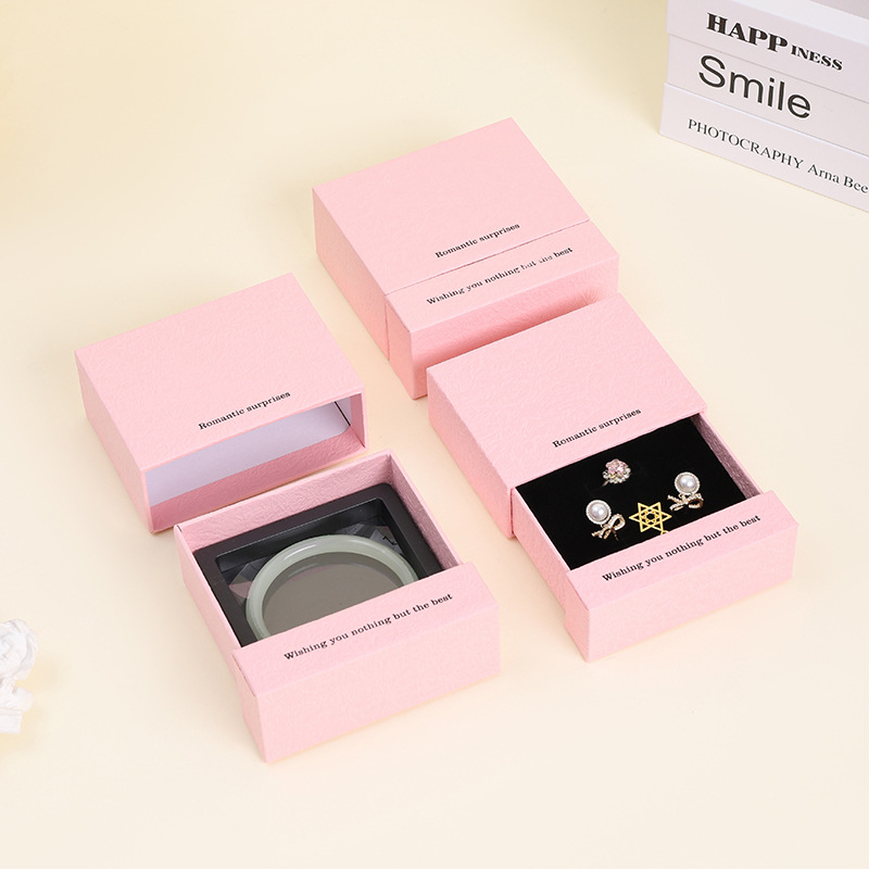 spot wear armor jewelry box wear armor box necklace earring jewelry box anti-oxidation pe film suspension earrings box full figure