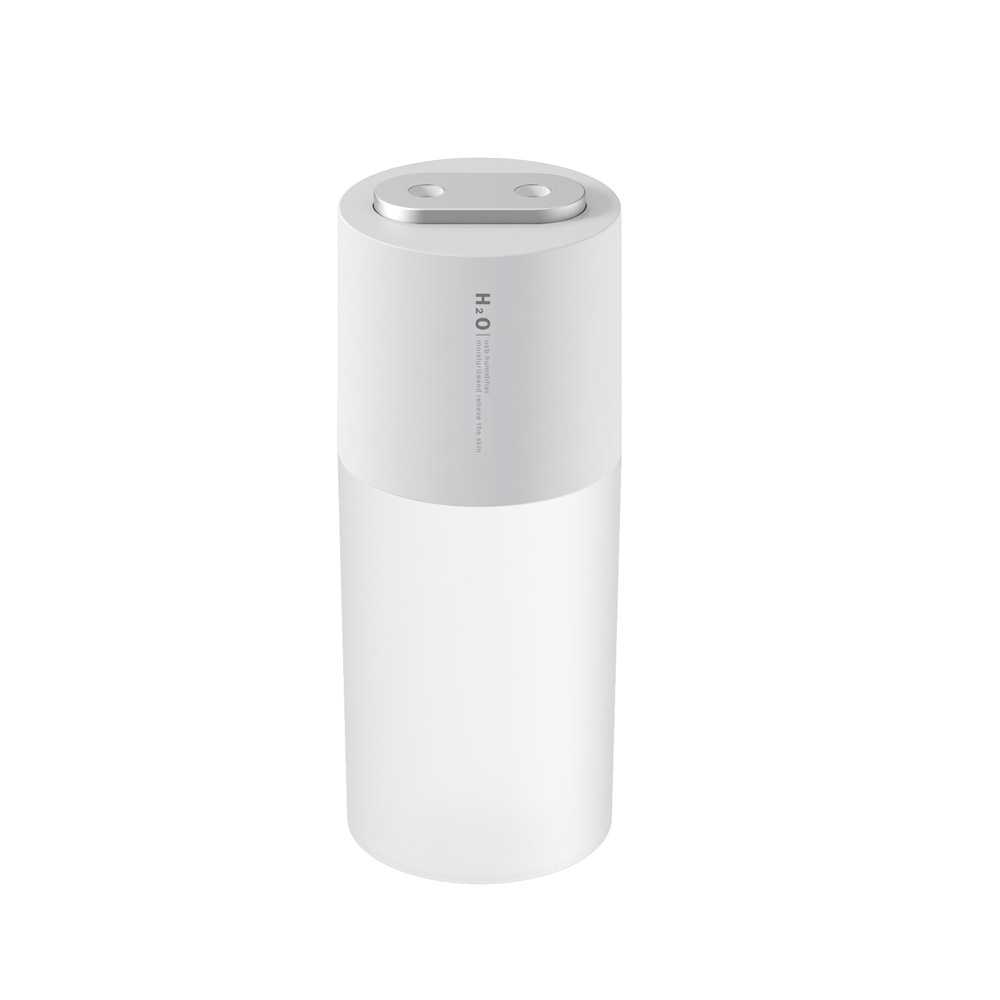 new cross-border creative double spray humidifier household desk usb charging warm light car humidifier Specification drawing