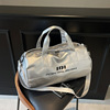wholesale large capacity gym bag dry wet separation sports handbag trendy soft leather textured cross-body boarding travel bag Item Picture