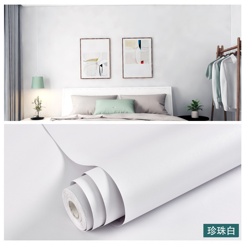 wholesale wallpaper self-adhesive solid color waterproof wall stickers bedroom living room light luxury thickened moisture-proof wall stickers self-adhesive wallpaper Application Scenario