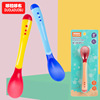 doraemon baby temperature spoon feeding tableware baby temperature sensing soft spoon fork single pack 6016 full figure